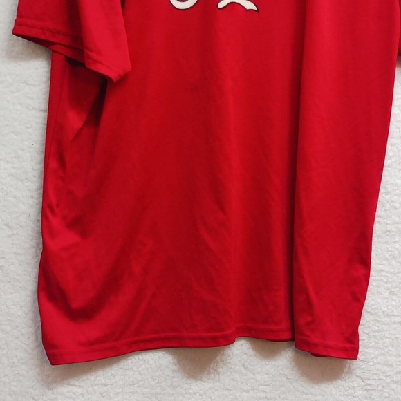 St. Louis Cardinals T-Shirt Moisture Management Adult 2XL Red August Sportswear‎ - Picture 4 of 11